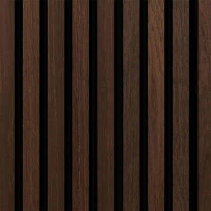 Ft Prem Acoustic Panel 2.44Mx605X22Mm Smoked Oak