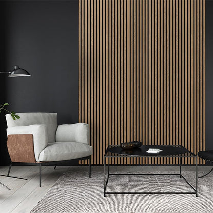 Ft Prem Acoustic Panel 2.44Mx605X22Mm Oiled Oak