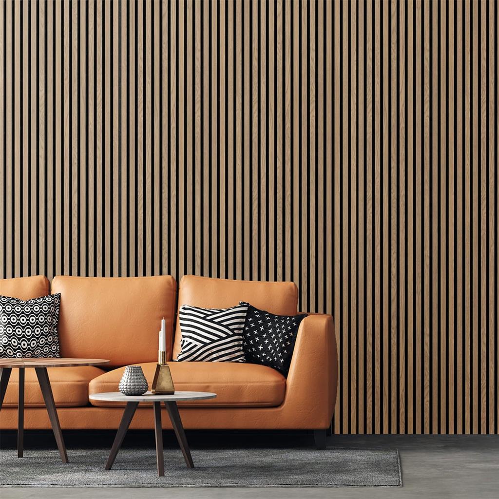 Ft Prem Acoustic Panel 2.44Mx605X22Mm Oiled Oak