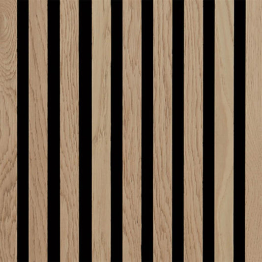 Ft Prem Acoustic Panel 2.44Mx605X22Mm Light Oak