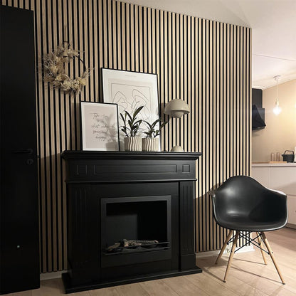 Ft Prem Acoustic Panel 2.44Mx605X22Mm Light Oak