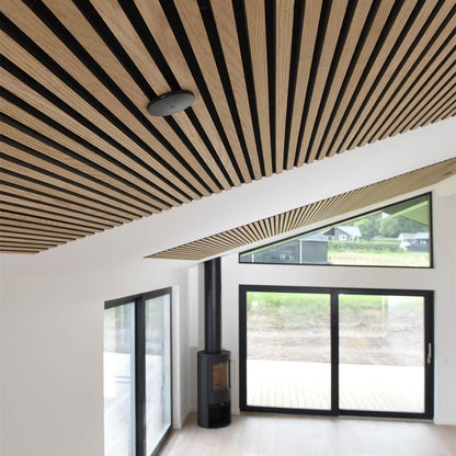 Ft Prem Acoustic Panel 2.44Mx605X22Mm Light Oak