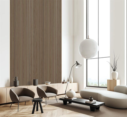 Ft Proff Acoustic Panel 3Mx605X22Mm Light Oak