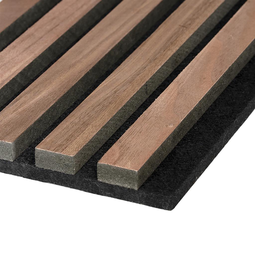 Ft Proff Acoustic Panel 3Mx605X22Mm Walnut