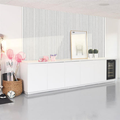 Ft Unika Acoustic Panel 2.44Mx600X22Mm White