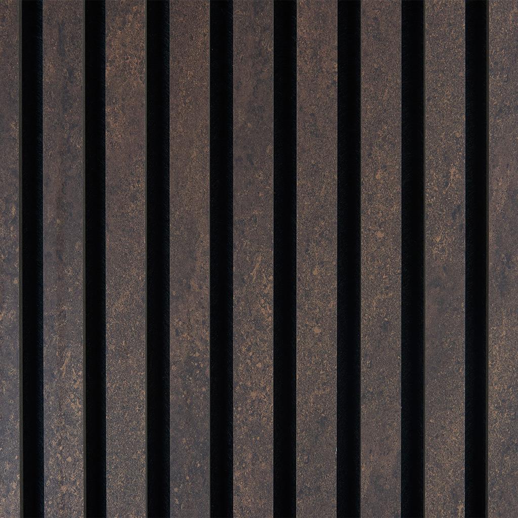 Ft Acoustic Panel 2.44Mx520Mmx18Mm Rusty Stone