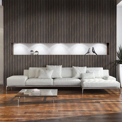 Ft Acoustic Panel 2.44Mx520Mmx18Mm Rusty Stone