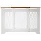 Classic Adj Radiator Cover 2Tone White&Oak Medium
