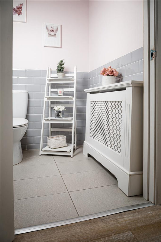 Georgian White Radiator Cover Small