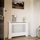Georgian White Radiator Cover Medium