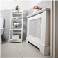 Georgian White Radiator Cover Medium