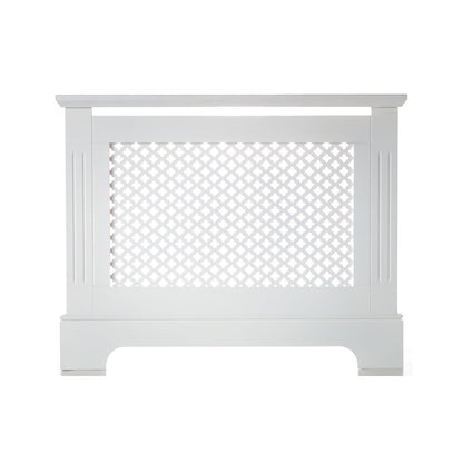 Georgian White Radiator Cover Medium