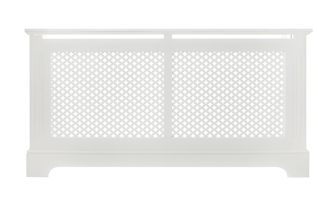 Georgian White Radiator Cover Large