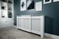 Contemporary Adjust Radiator Cover White Medium