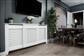 Contemporary Adjust Radiator Cover White Large
